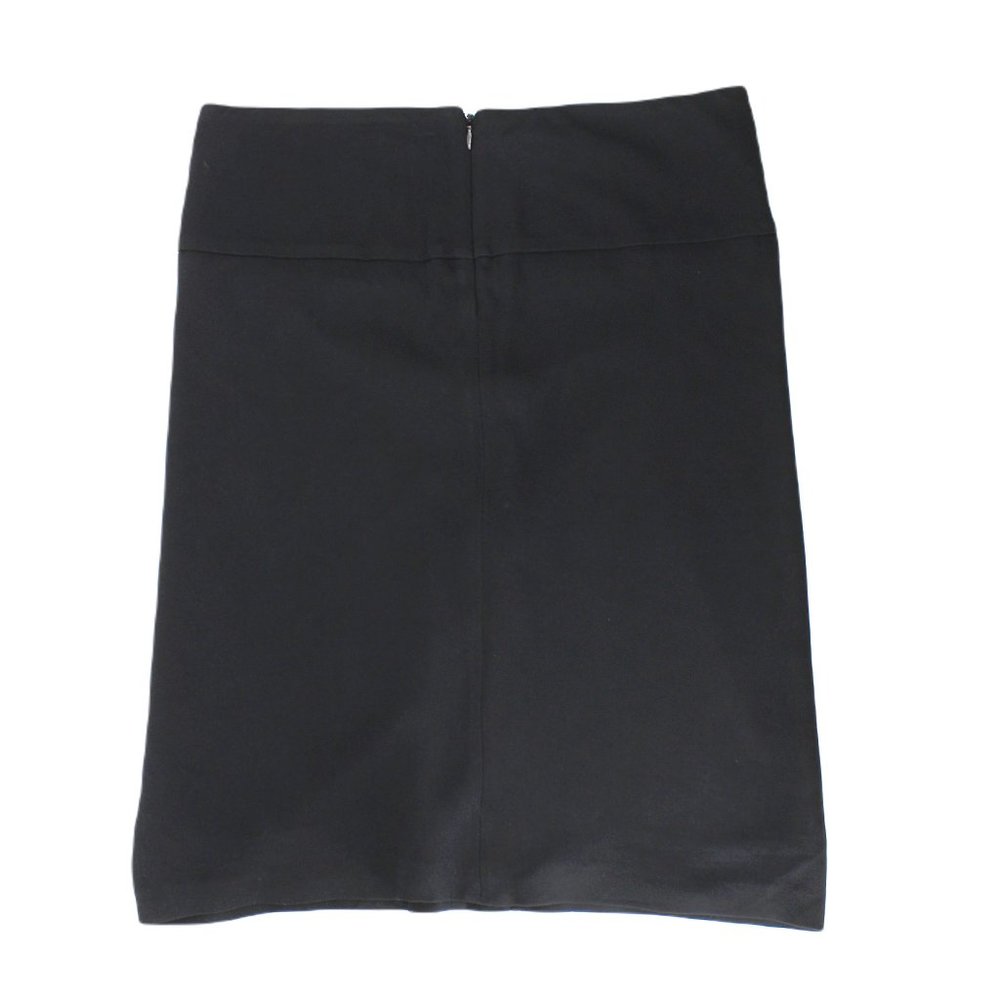 Fuzzi NWT Black Origami Skirt IT42 US6 Crepe Lined Vintage 90s Y2K Minimalist - Picture 4 of 8